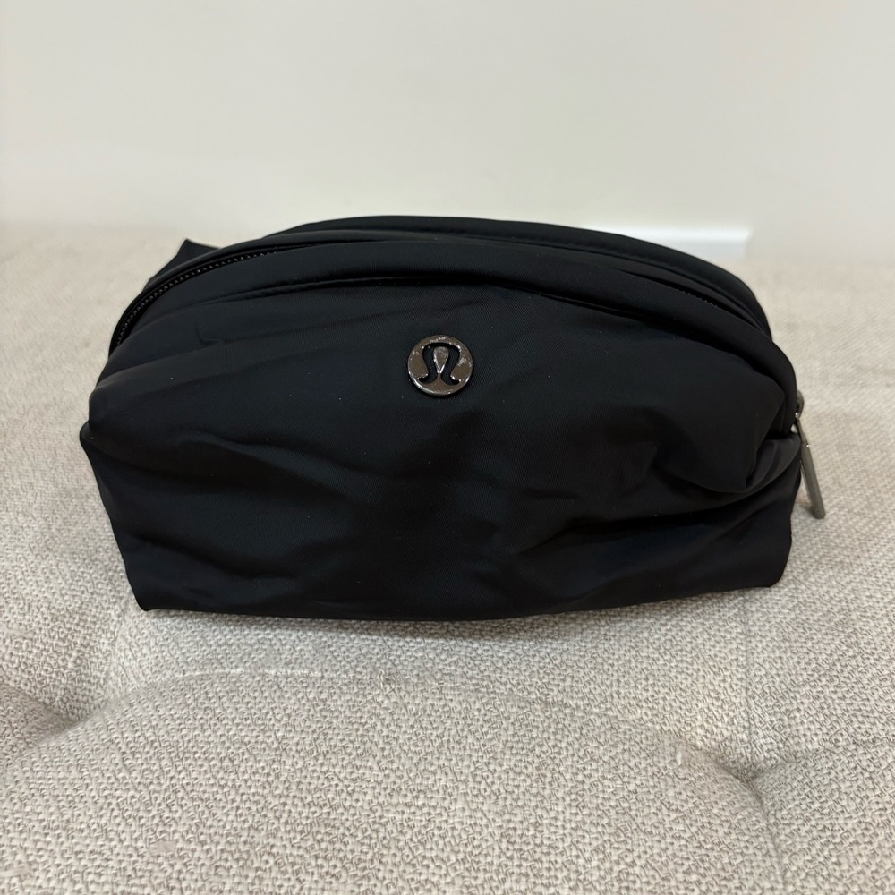 Lululemon Black Cosmetic Bag